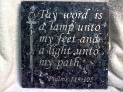 Scripture plaque