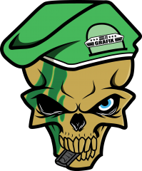 211 Skull logo