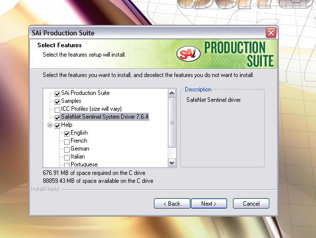 Sentinel system driver installer 7.6.9