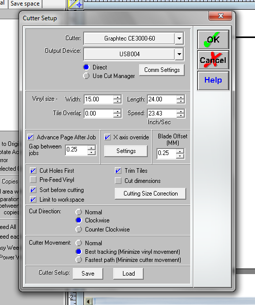 Pcut ct630 software
