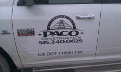 Paco Construction New Truck