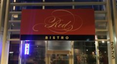 Red Bistro Sign