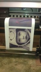 My baby girl being captured and printed forever