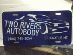 Two Rivers Plates blue