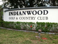 Indianwood Community Entrance (2 of 3) - Metal dimensional lettering