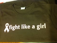 Fight Like a Girl - Cancer shirt
