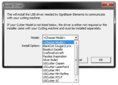 SignBlazer Elements - US cutter drivers installer