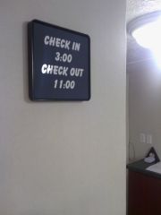 Check Inn Sign