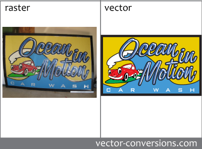 Vectorization of photographed artwork