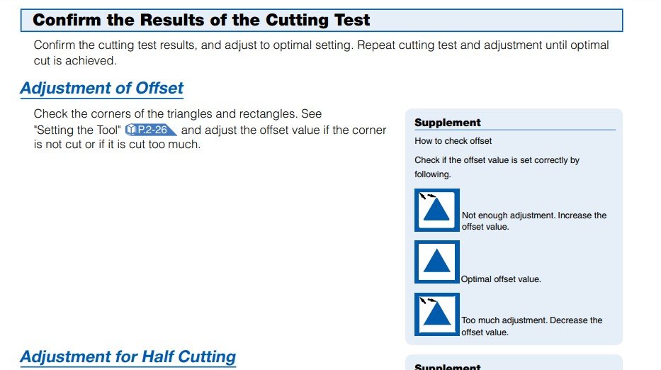 MARKING ERROR GRAPHTEC CUTTING MASTER 4 