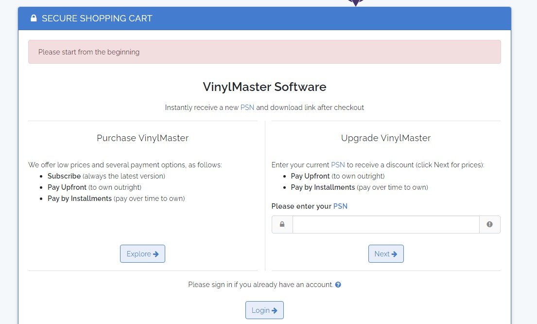 Vinyl Master 4.2 Upgrade To V5 Cost? VinylMaster CUT, LTR, PRO & DSR
